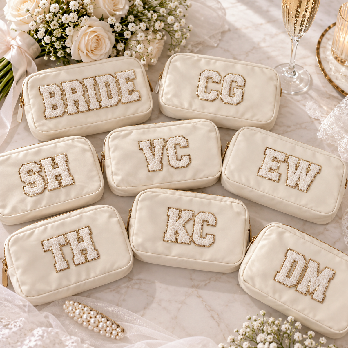 Bride Hen Do Pouches