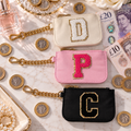 Coin Purse Keychain with inital