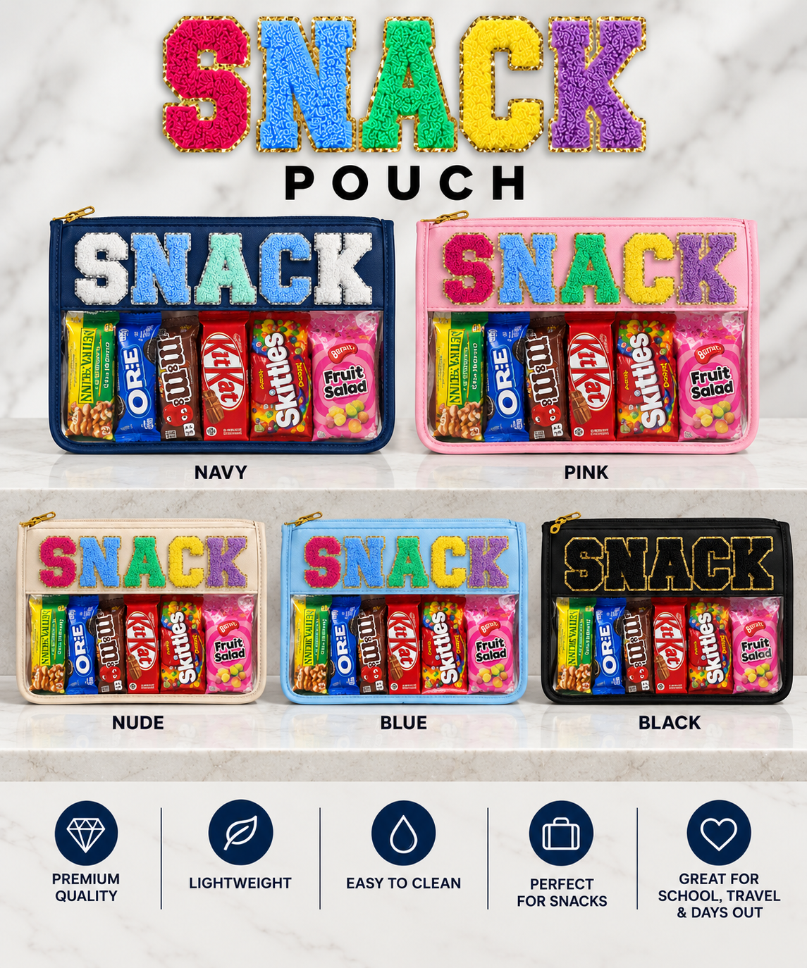 Clear Snack Pouch