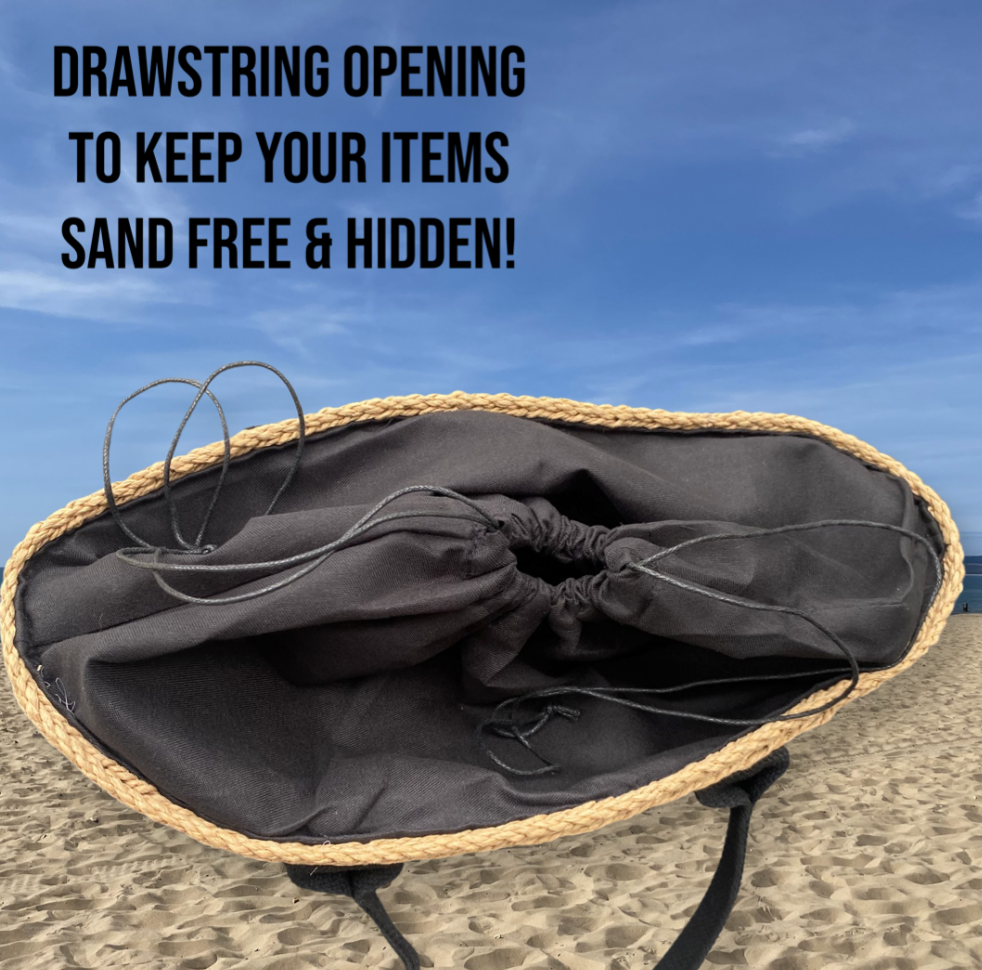 Straw Beach Bag Basket