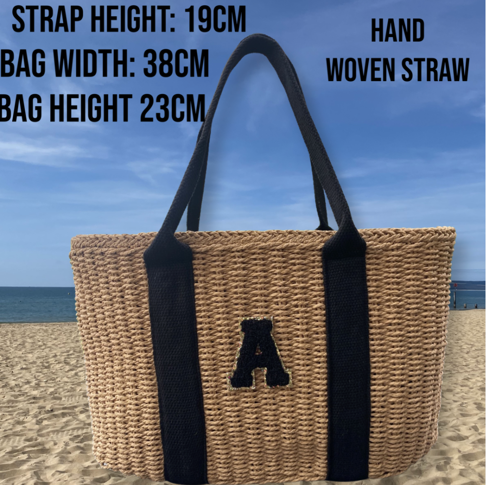Straw Beach Bag Basket