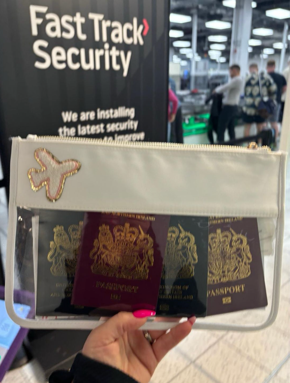 Clear Aeroplane Pouch