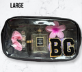 Large / XL Clear Clear Pouch With 2 Patches