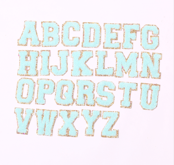 Chenille Letter Patches (Approx 6cm)