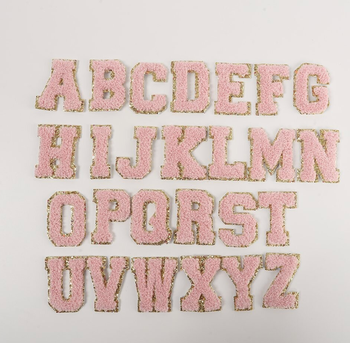 Chenille Letter Patches (Approx 6cm)