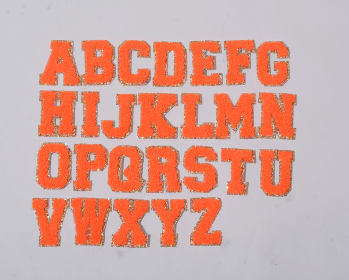 Chenille Letter Patches (Approx 6cm)