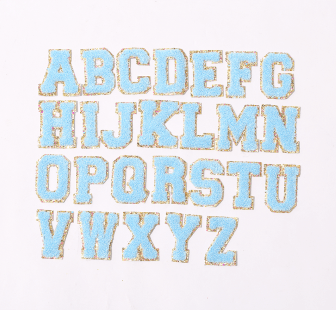 Chenille Letter Patches (Approx 6cm)