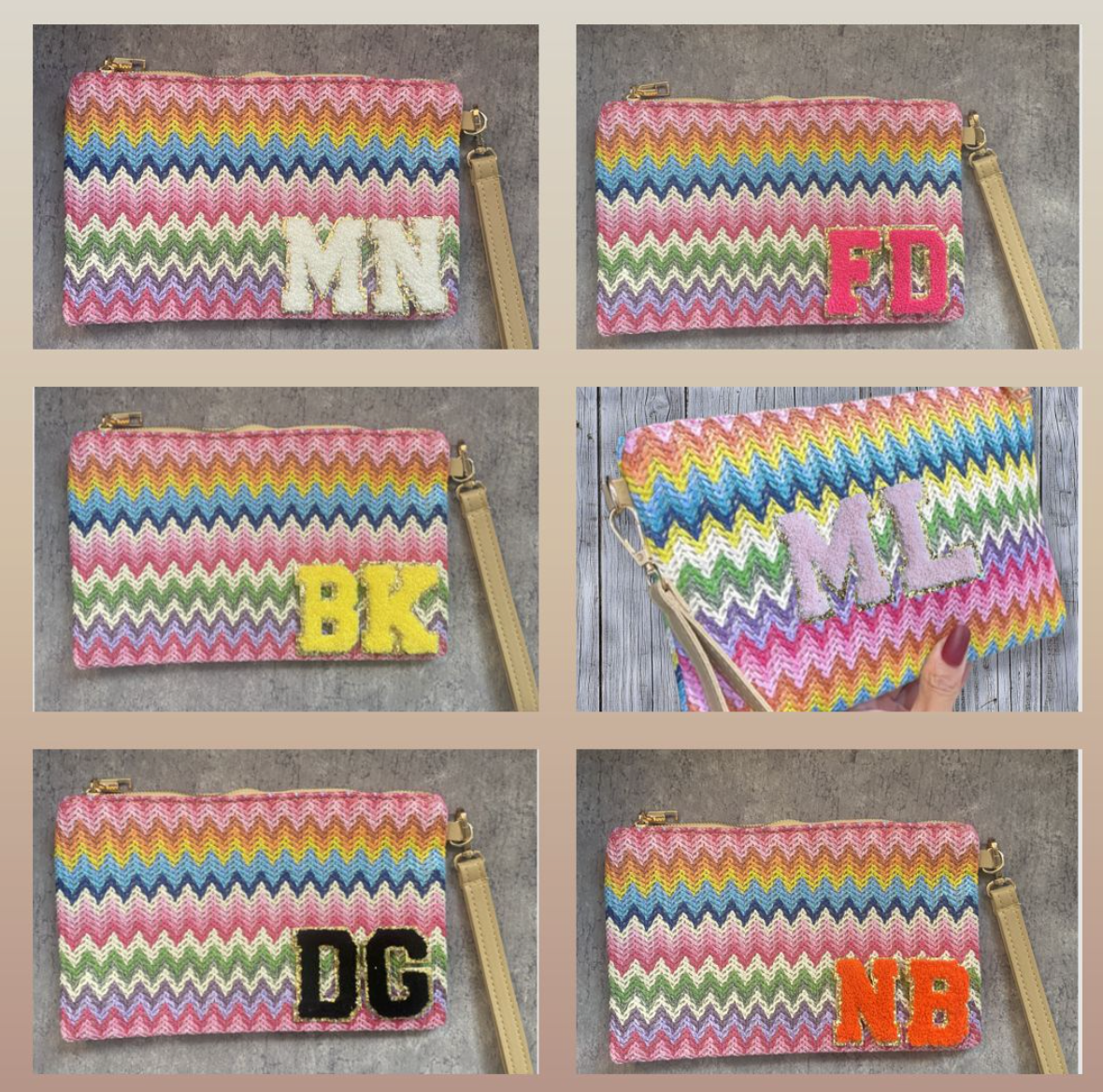 Rainbow Clutch Bag