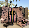 Neoprene Tote Bag with Matching Pouch